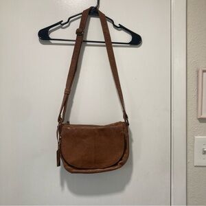 Lucky Brand Brown 💯 Leather Crossbody Bag